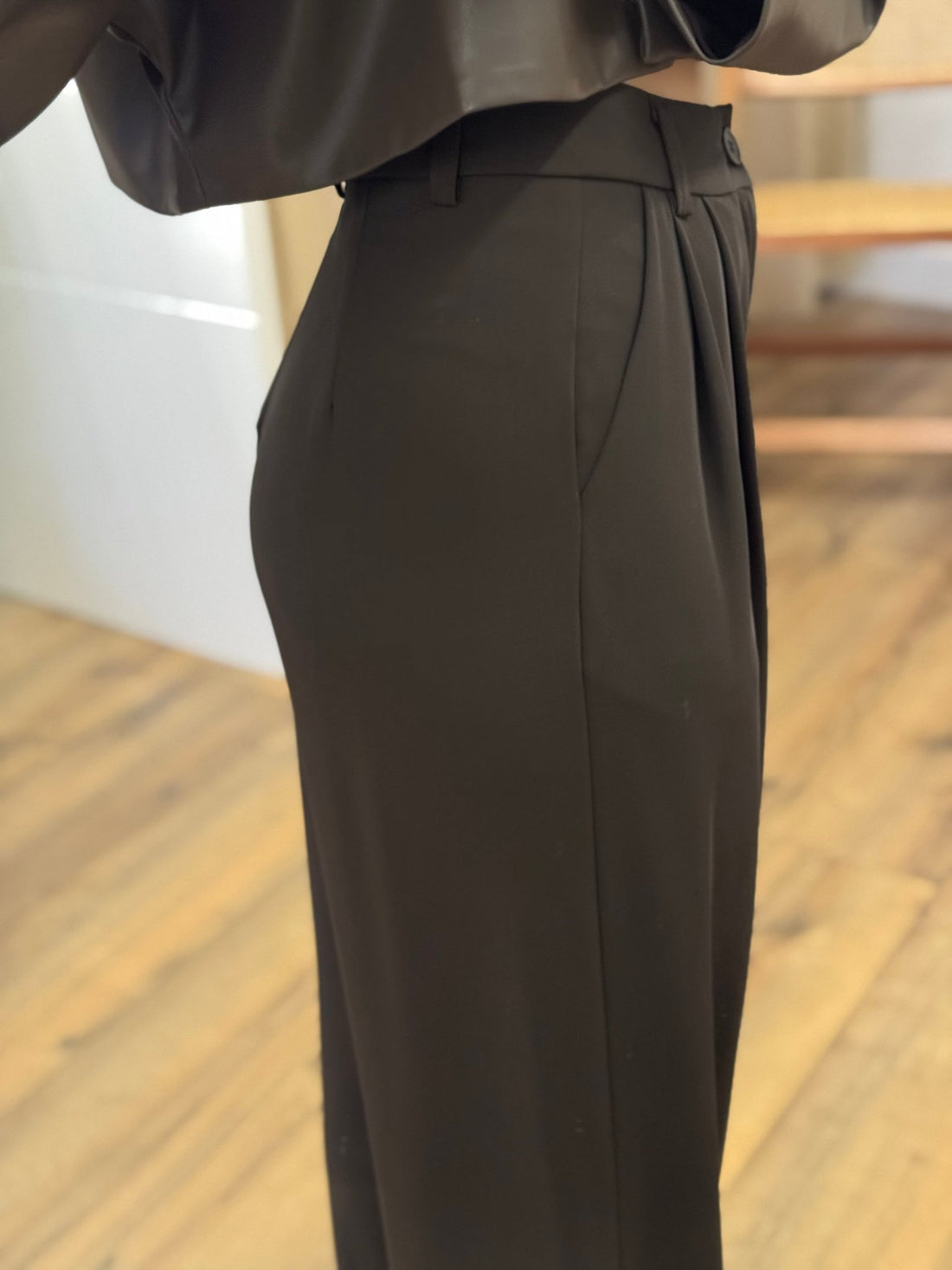 Pantalon Geoffrey chocolat - Léone