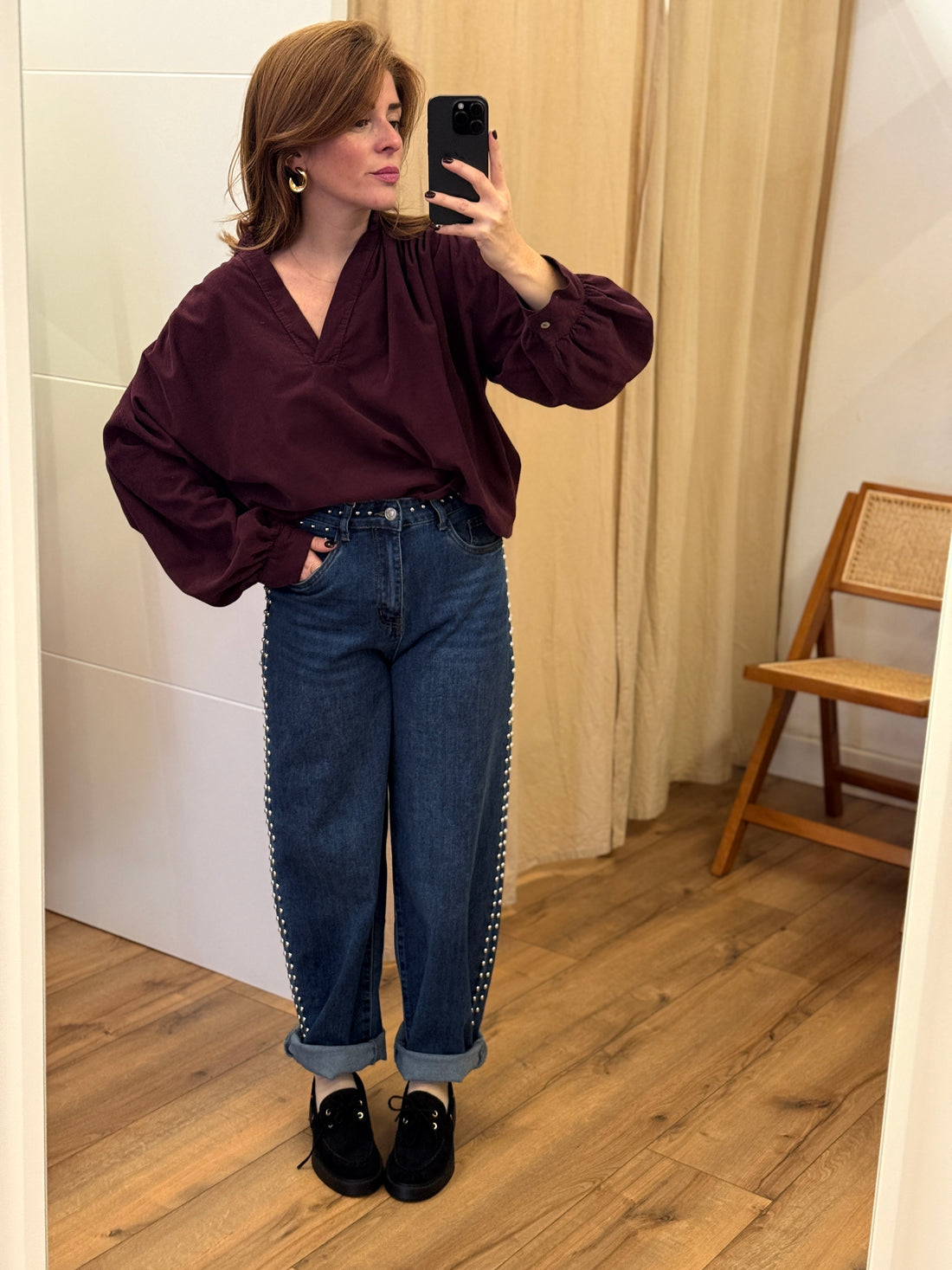 Blouse Dany prune