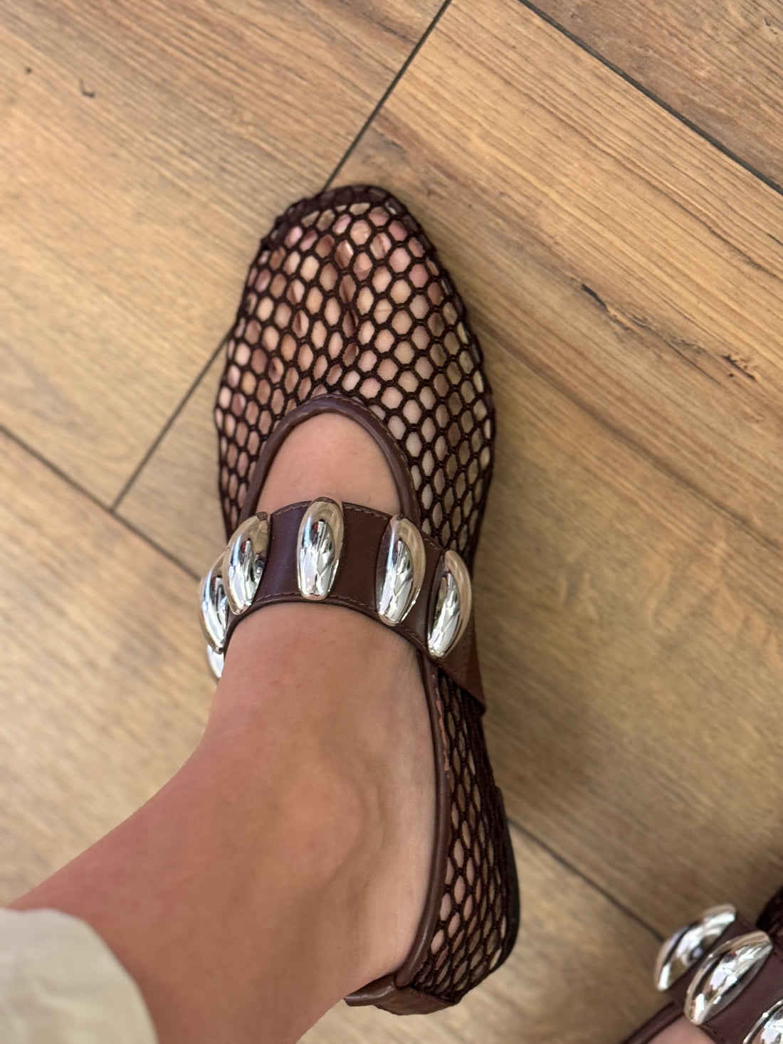 Ballerines marrons