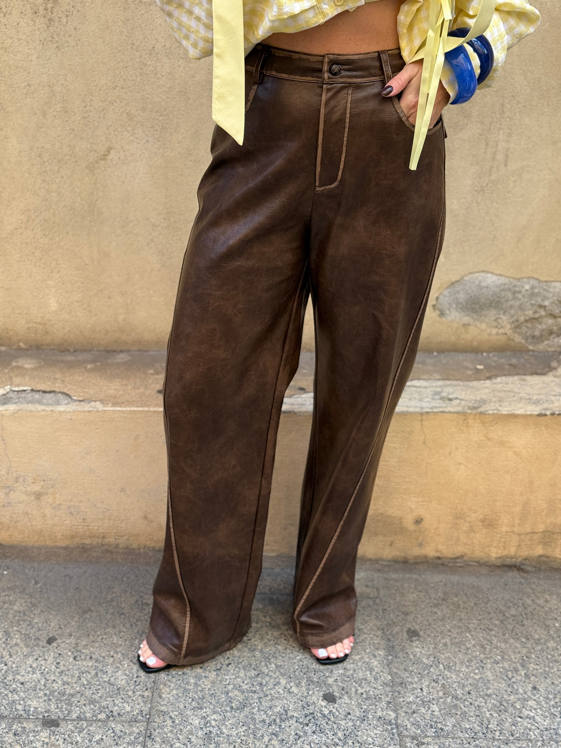 Pantalon Moé marron
