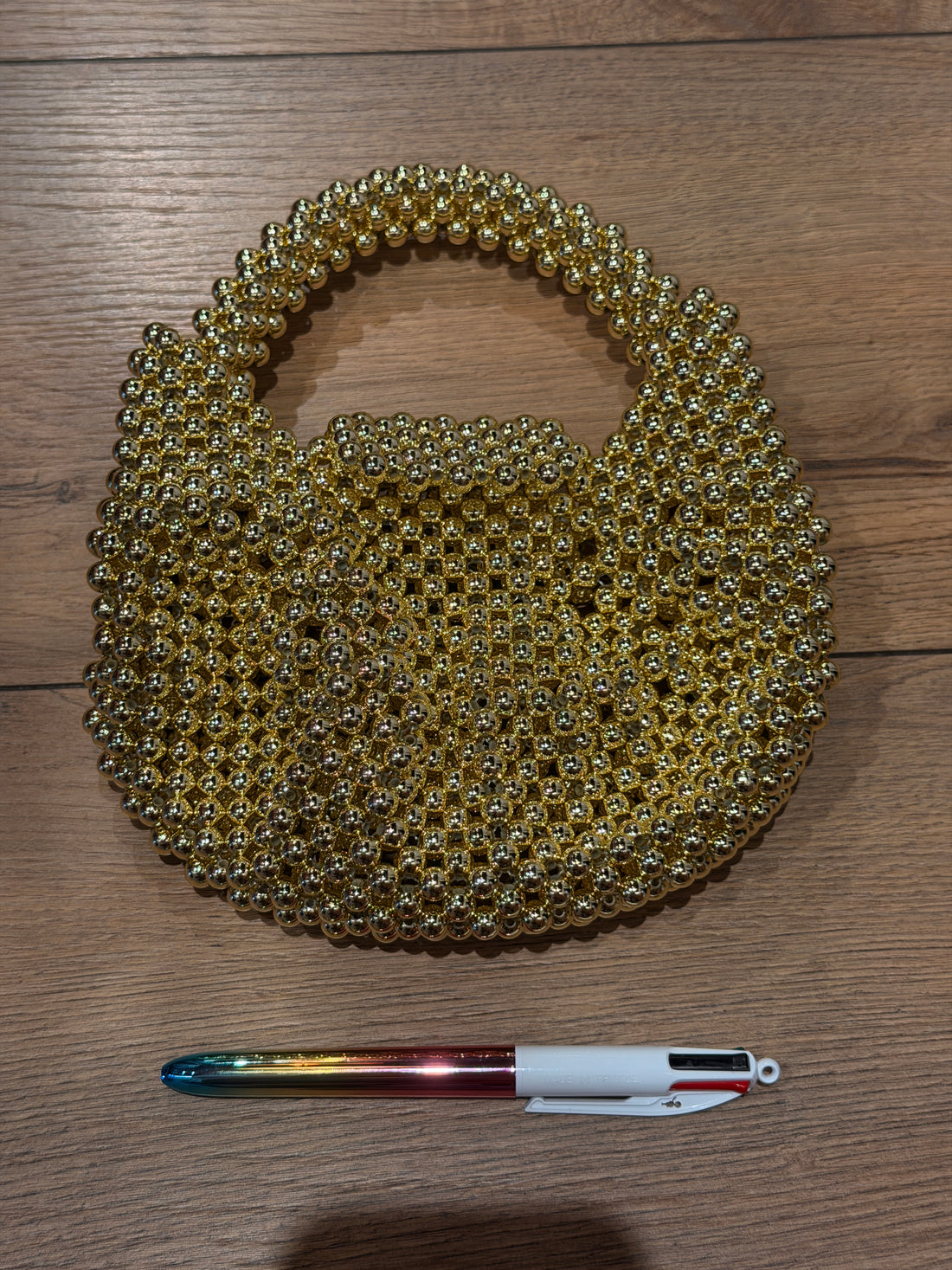 Sac a main perles or