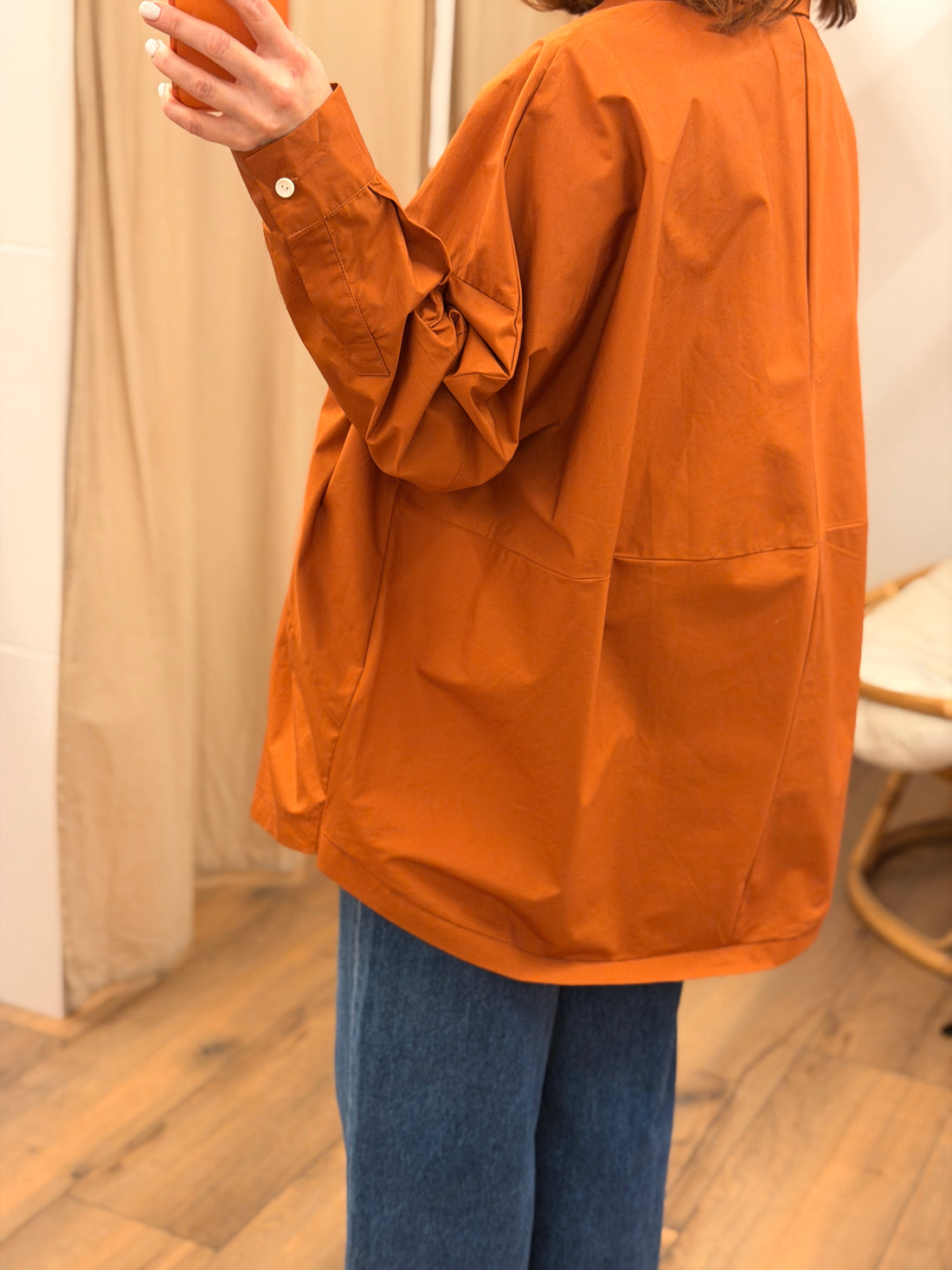 Chemise Lisa rouille