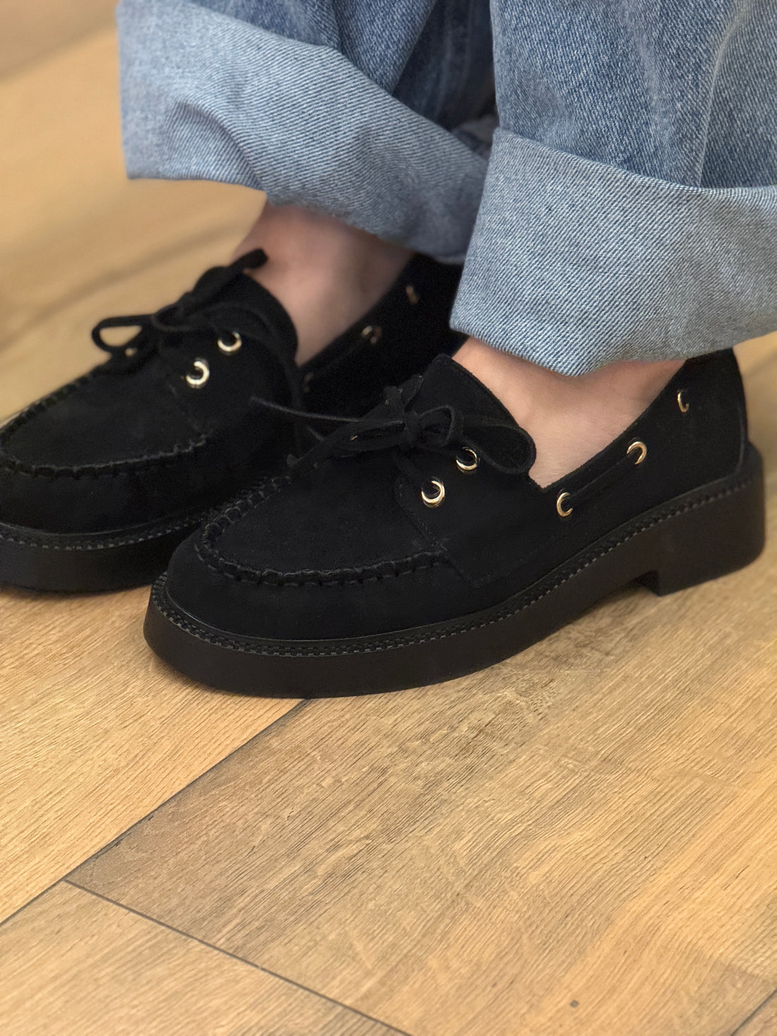 Chaussures bateaux noires
