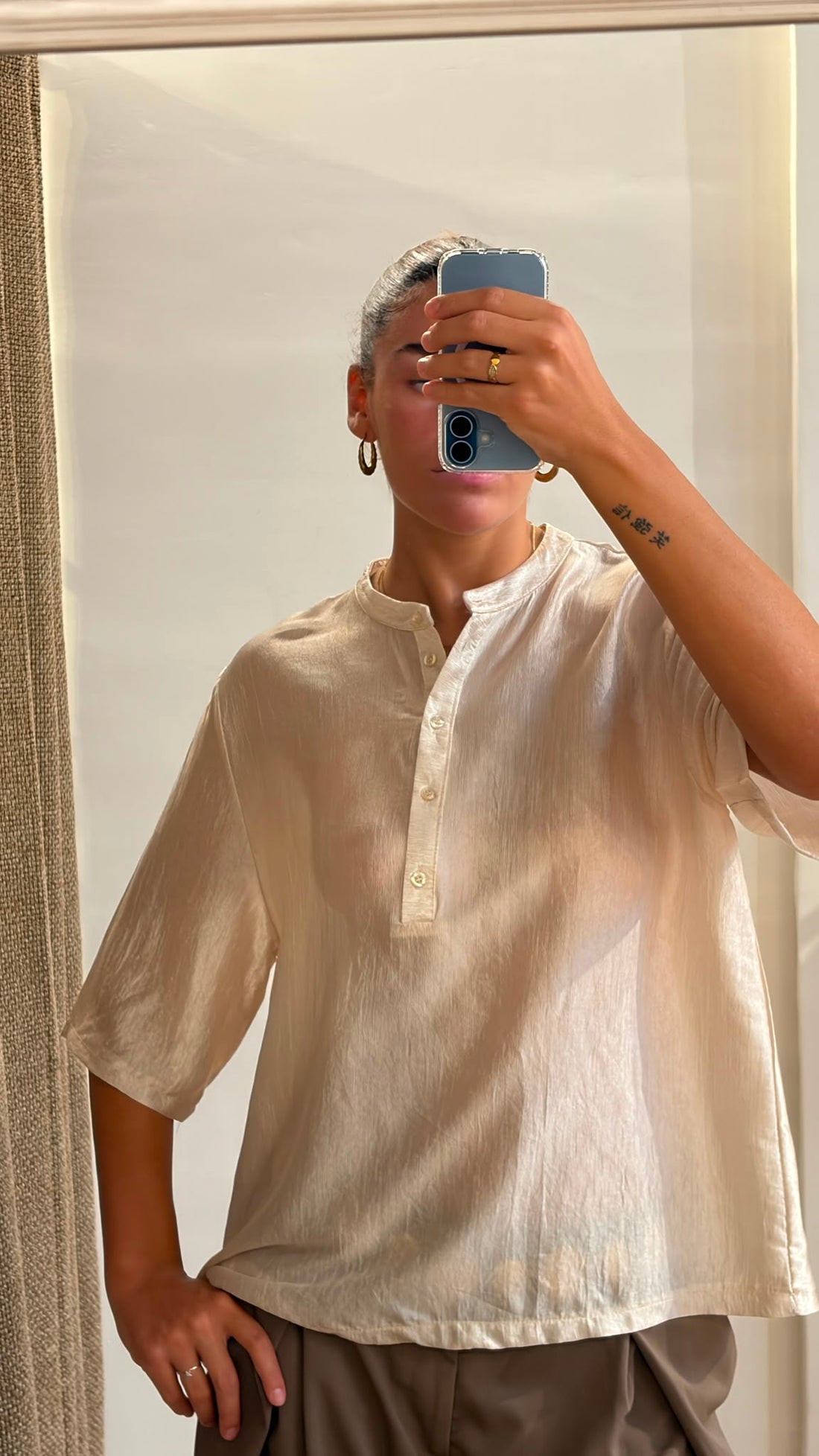 Blouse légère Mila écrue