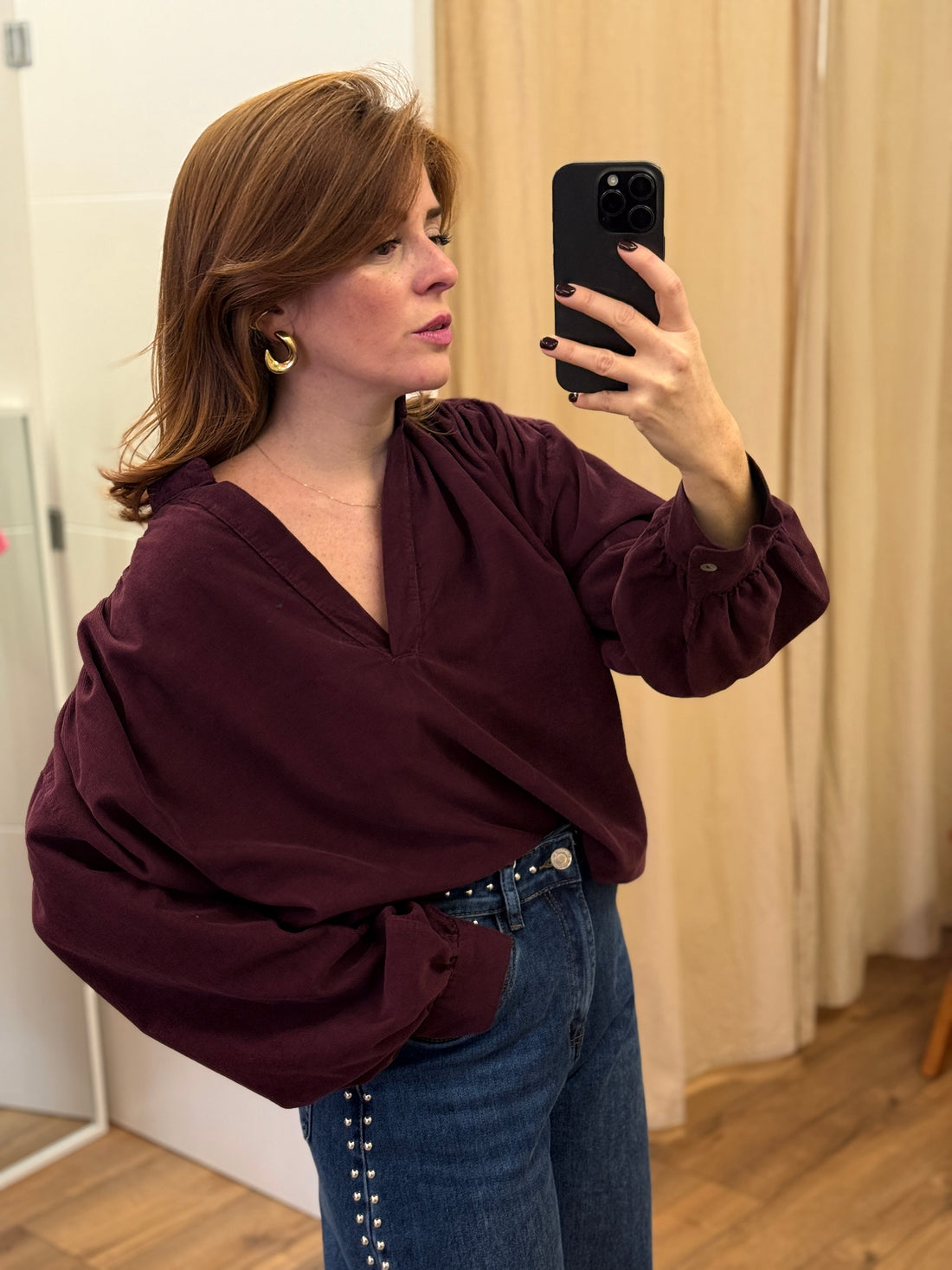 Blouse Dany prune