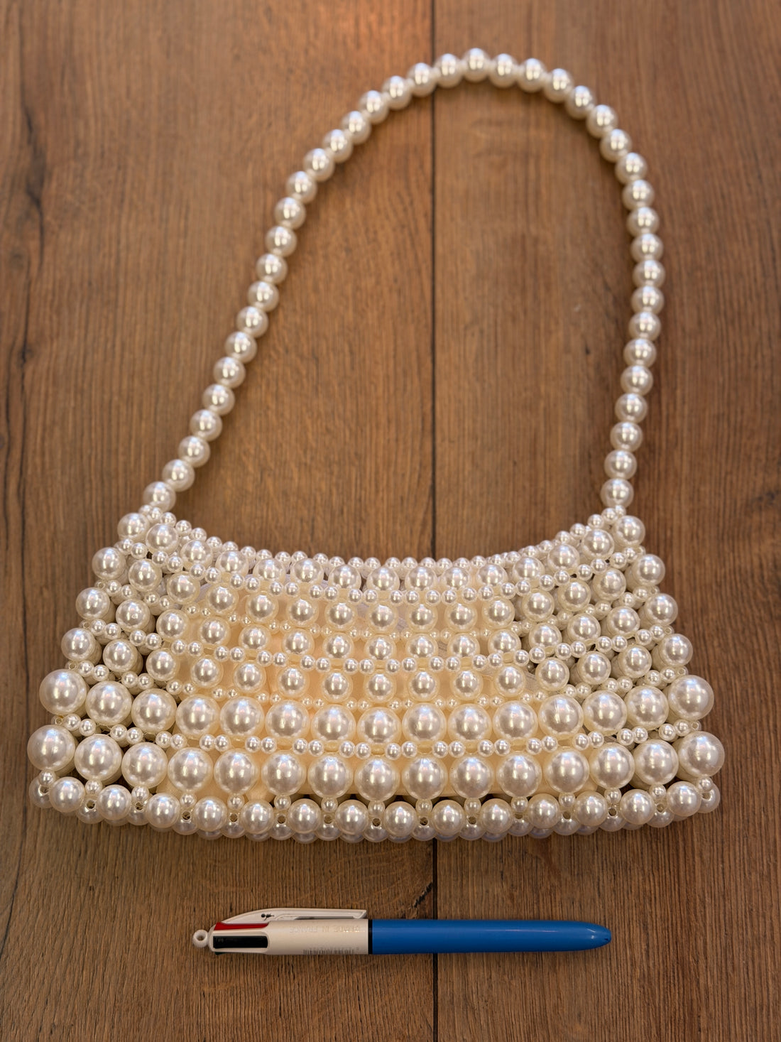 Sac épaule perlé