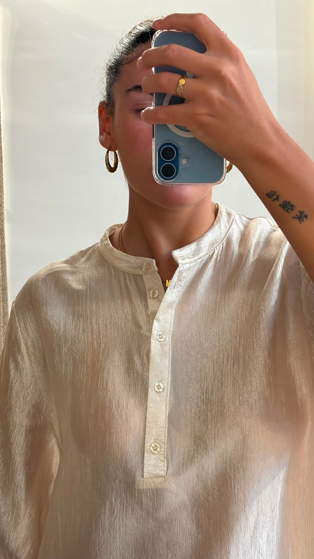 Blouse légère Mila écrue