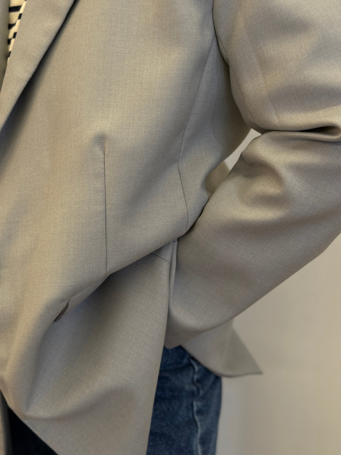 Blazer Angelo gris clair