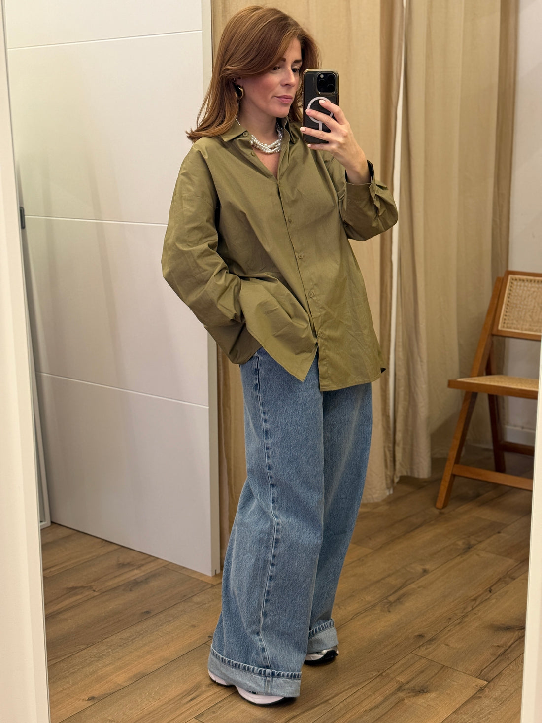 Chemise Marine kaki