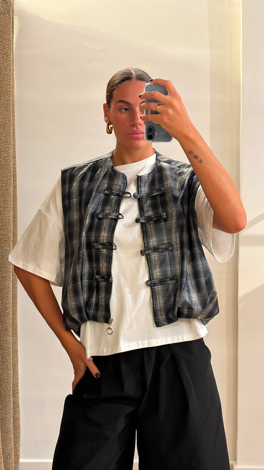 Gilet sans manches Mika bleu