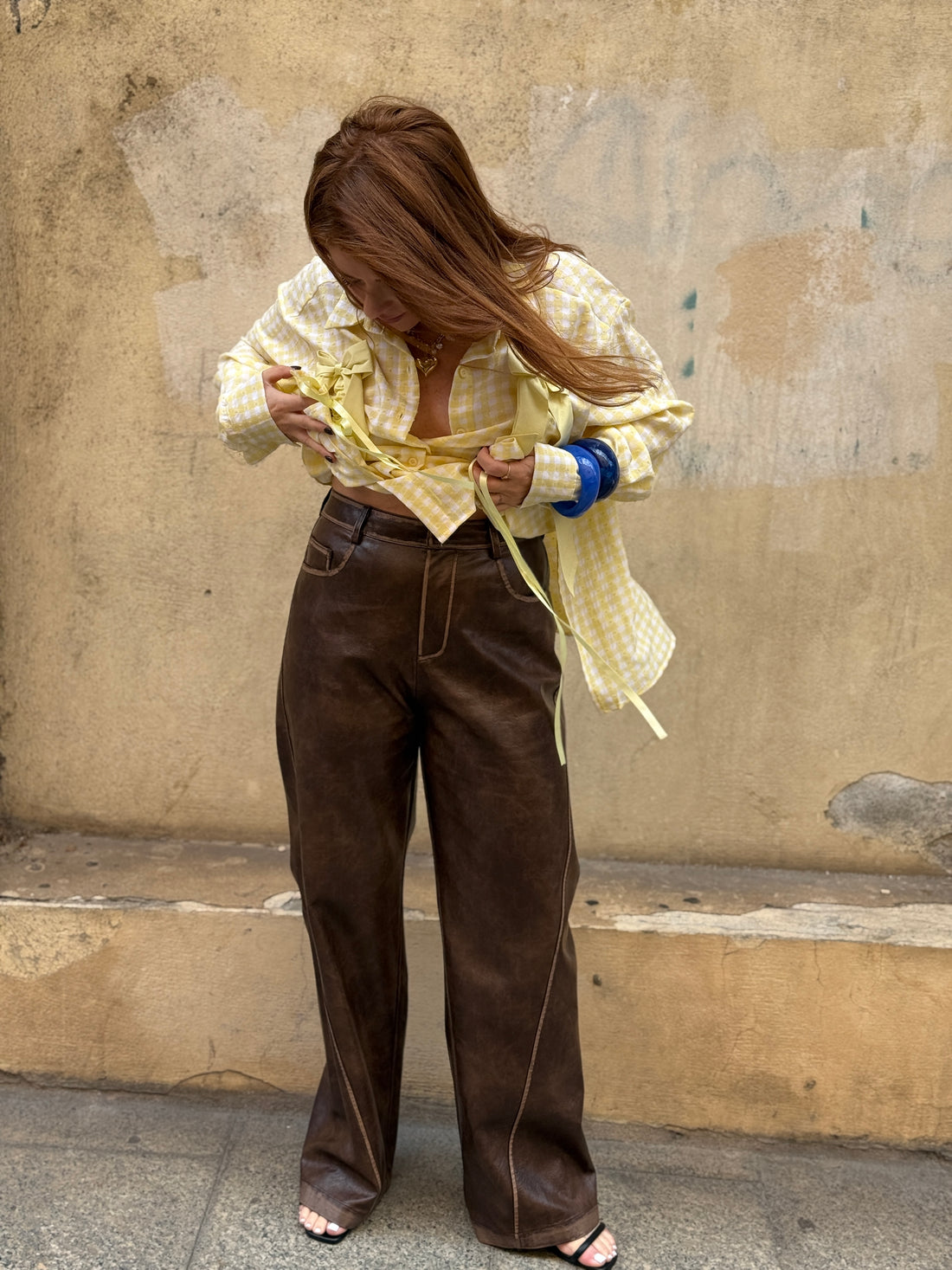 Pantalon Moé marron