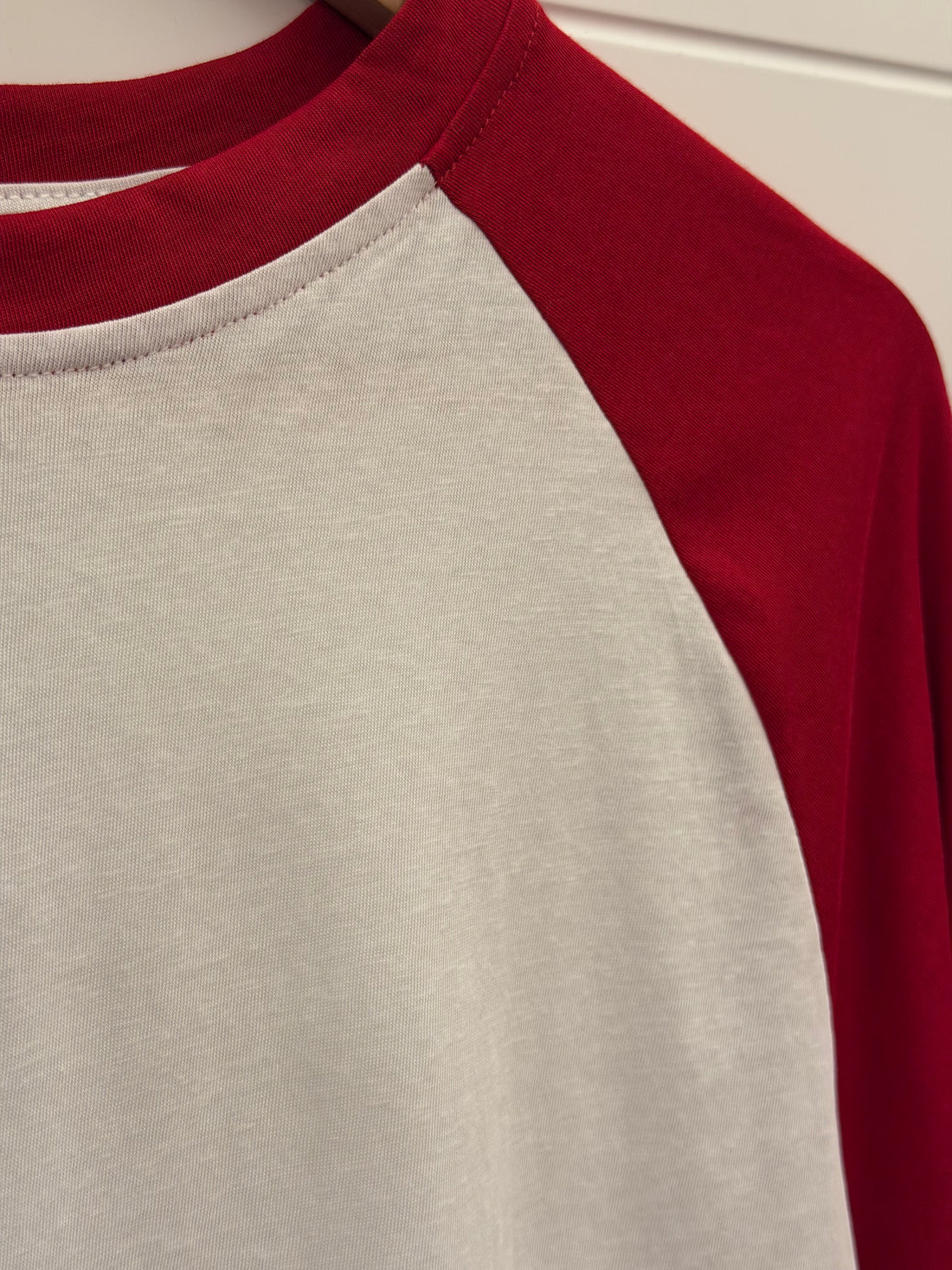 Tshirt baseball rouge