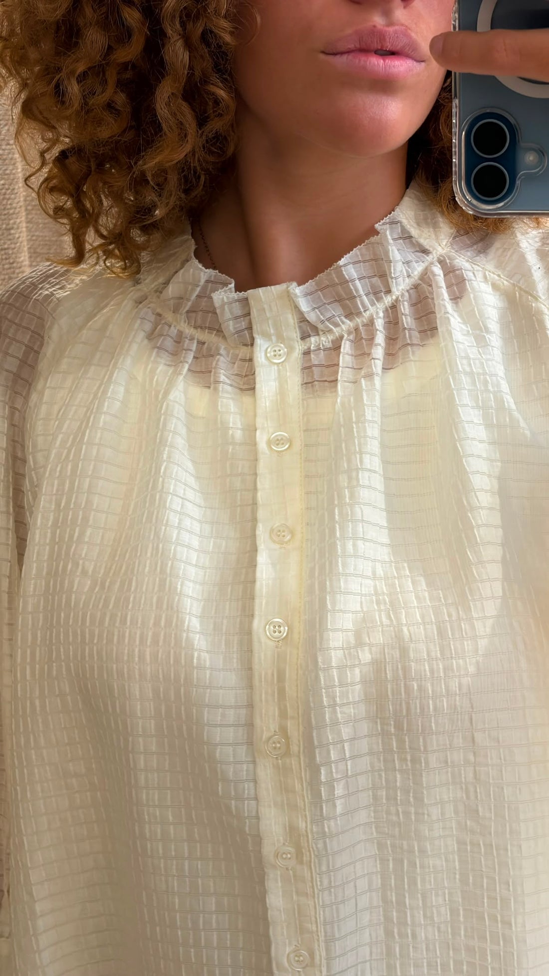 Chemise légère Lindy écrue