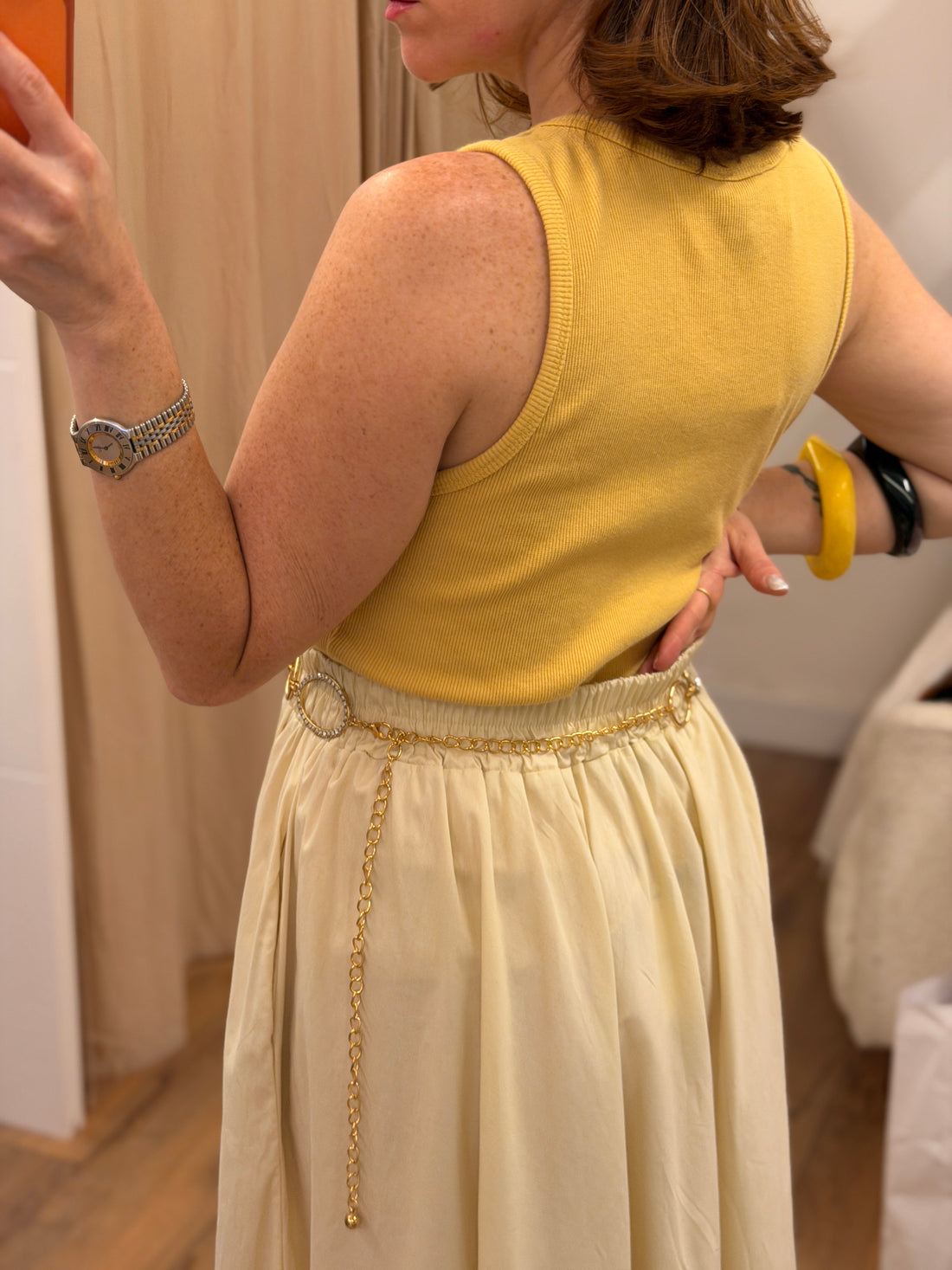 Débardeur jaune Katel