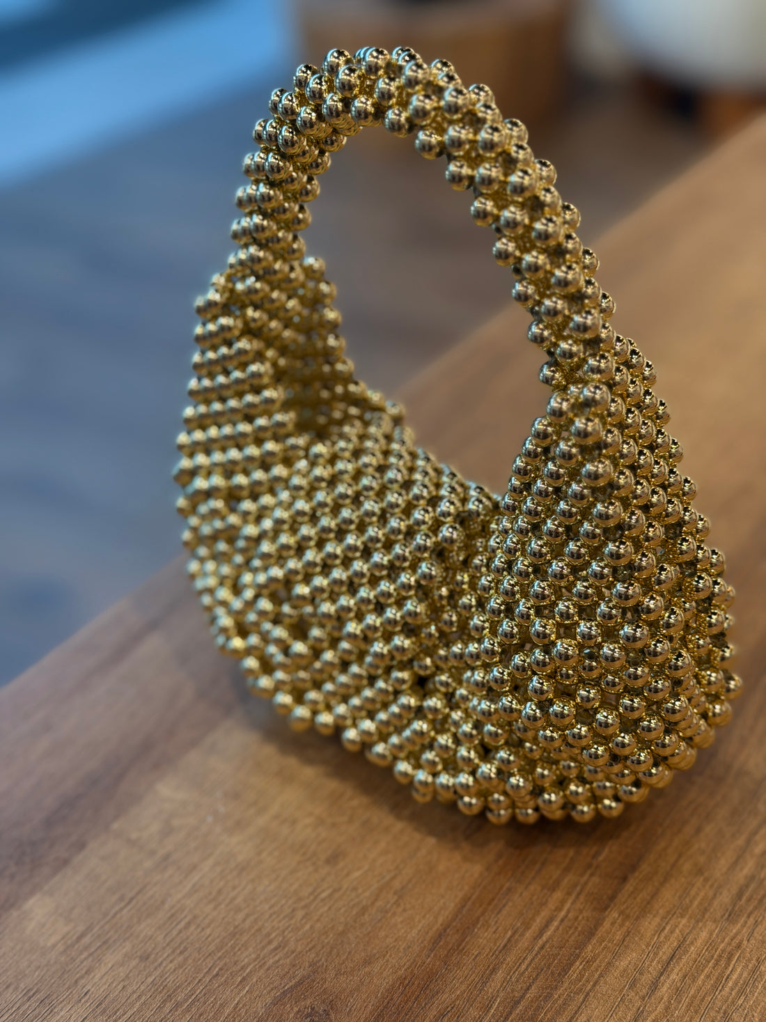 Sac a main perles or