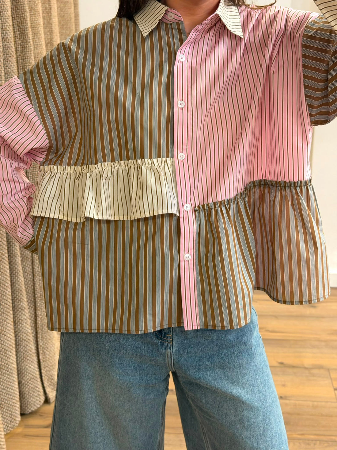 Chemise Irene rose