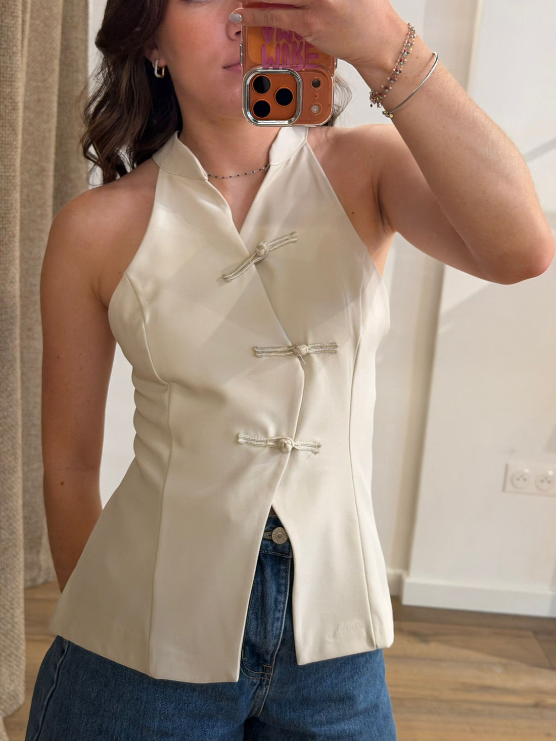 Top dos nu Sky beige