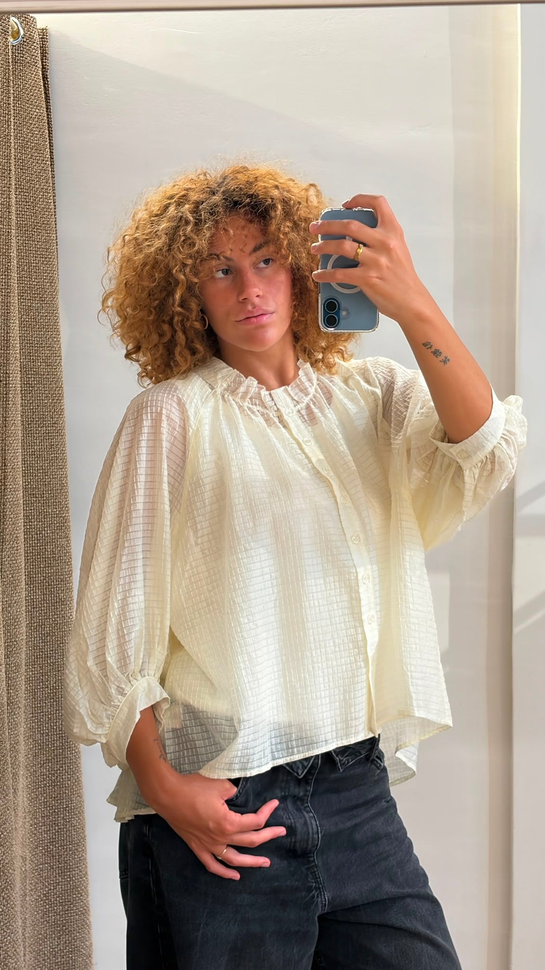 Chemise légère Lindy écrue