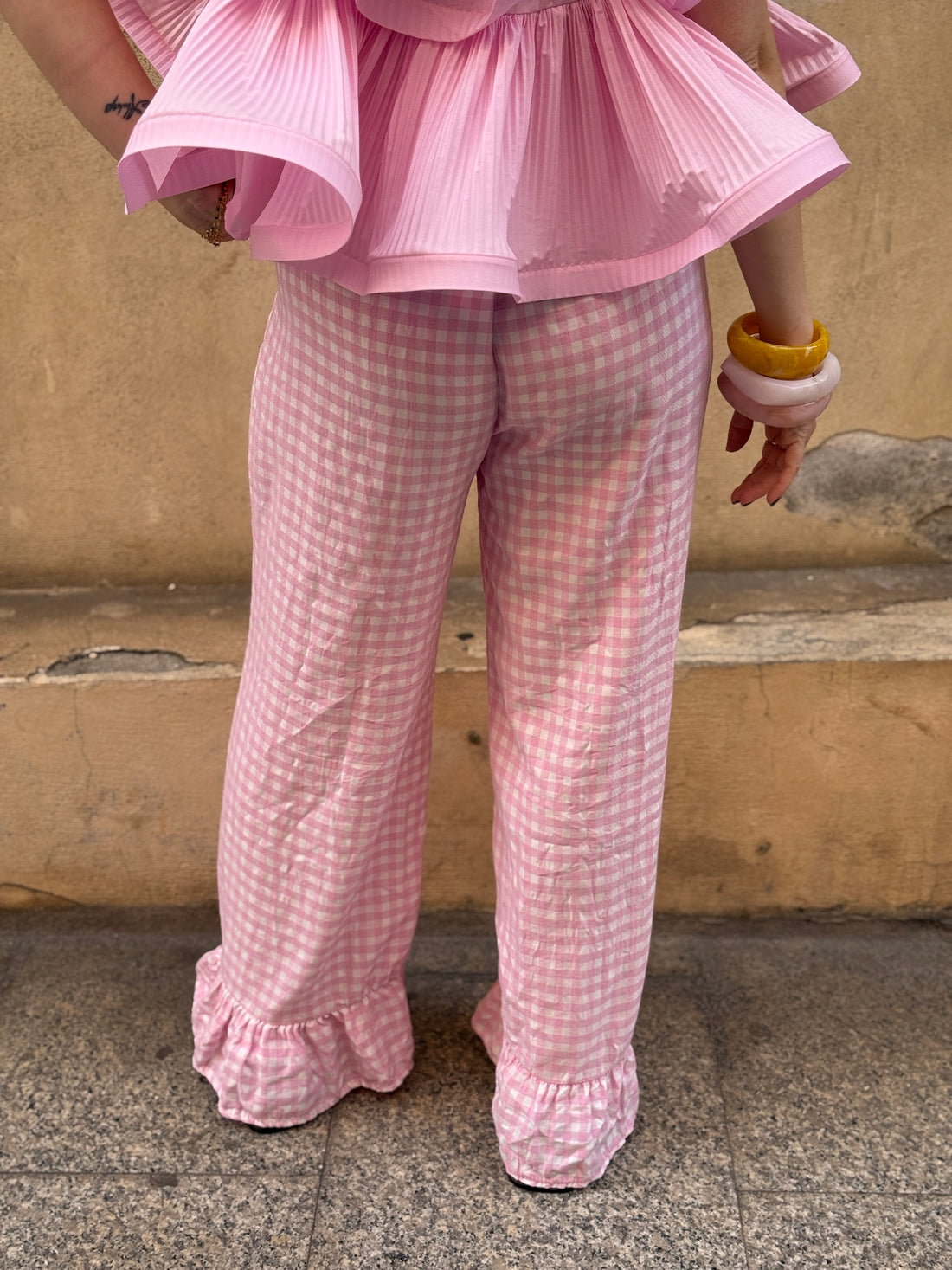 Pantalon Dany rose