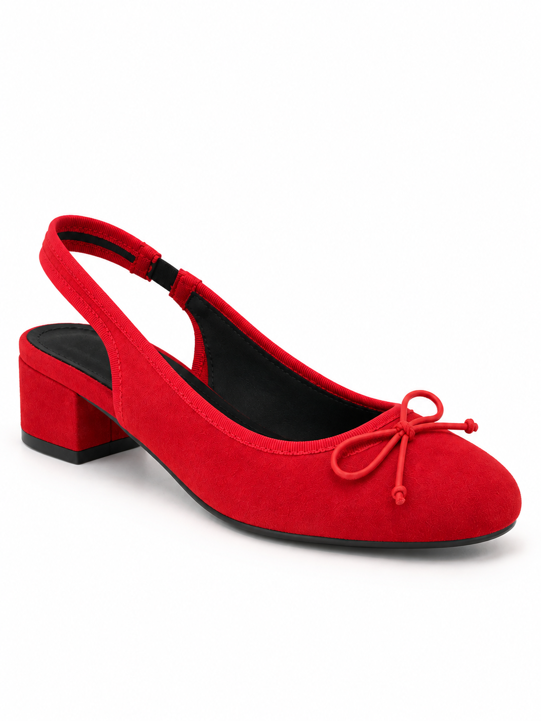 Slingback rouges à talon