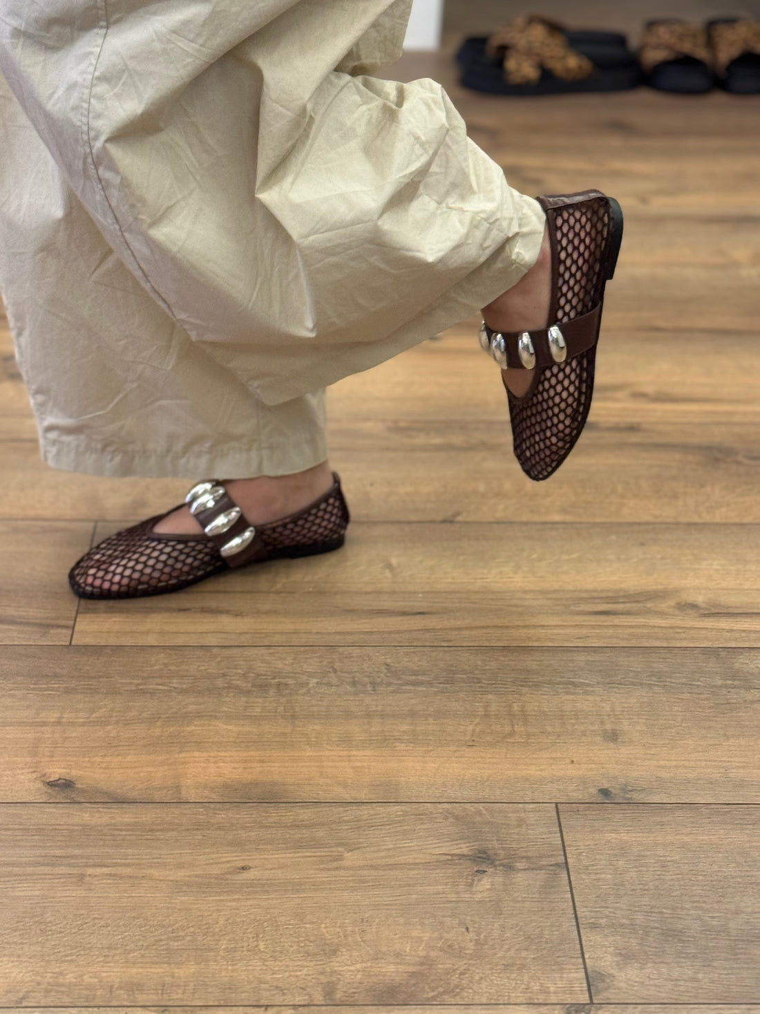 Ballerines marrons