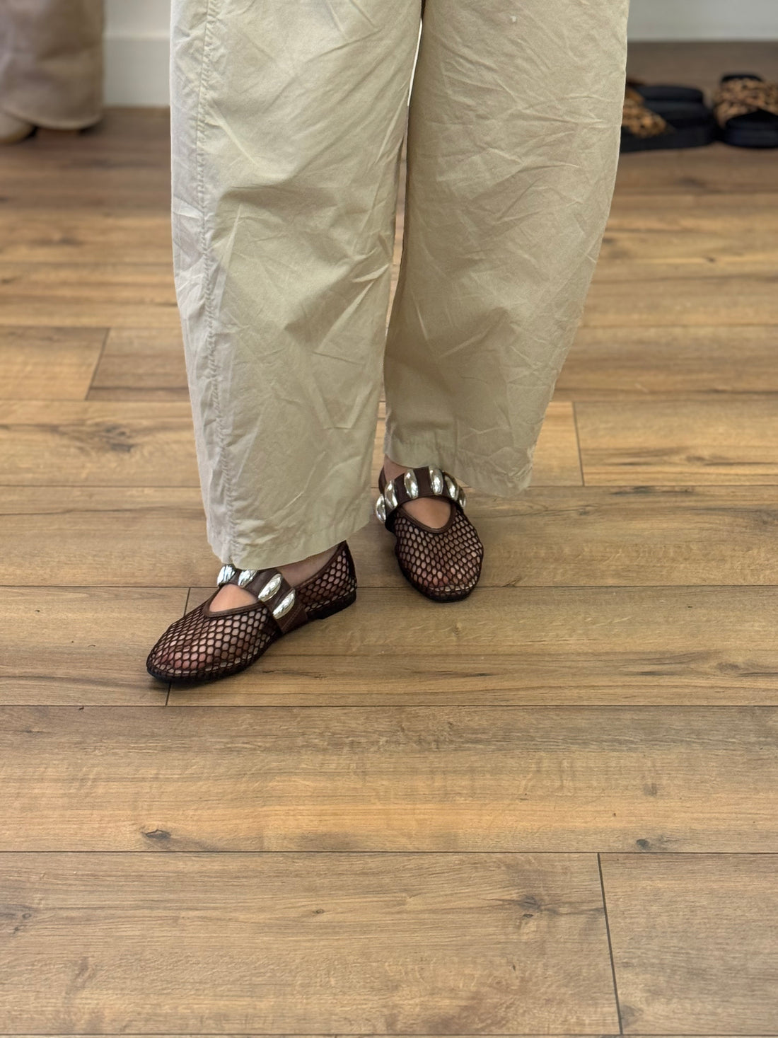Ballerines marrons