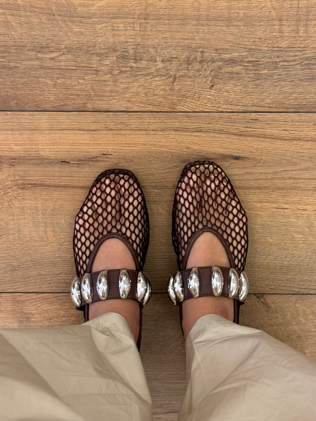 Ballerines marrons
