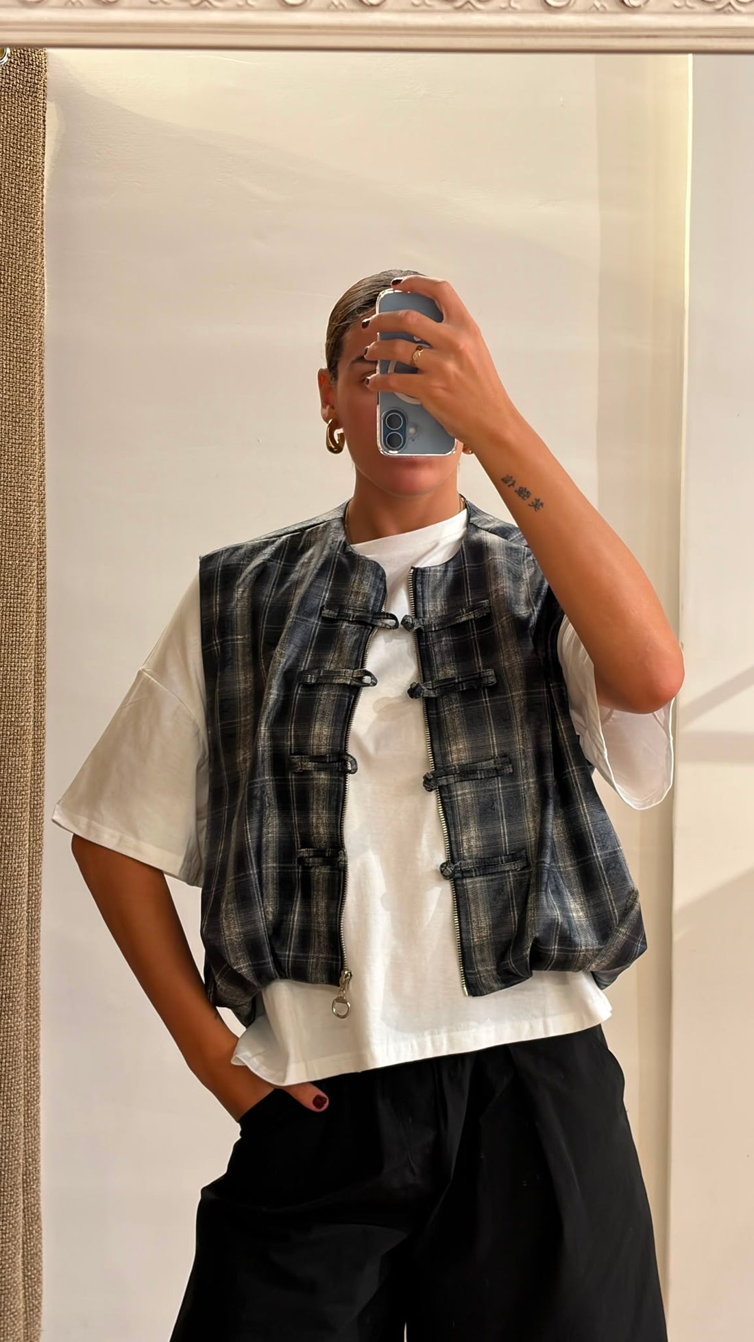 Gilet sans manches Mika bleu