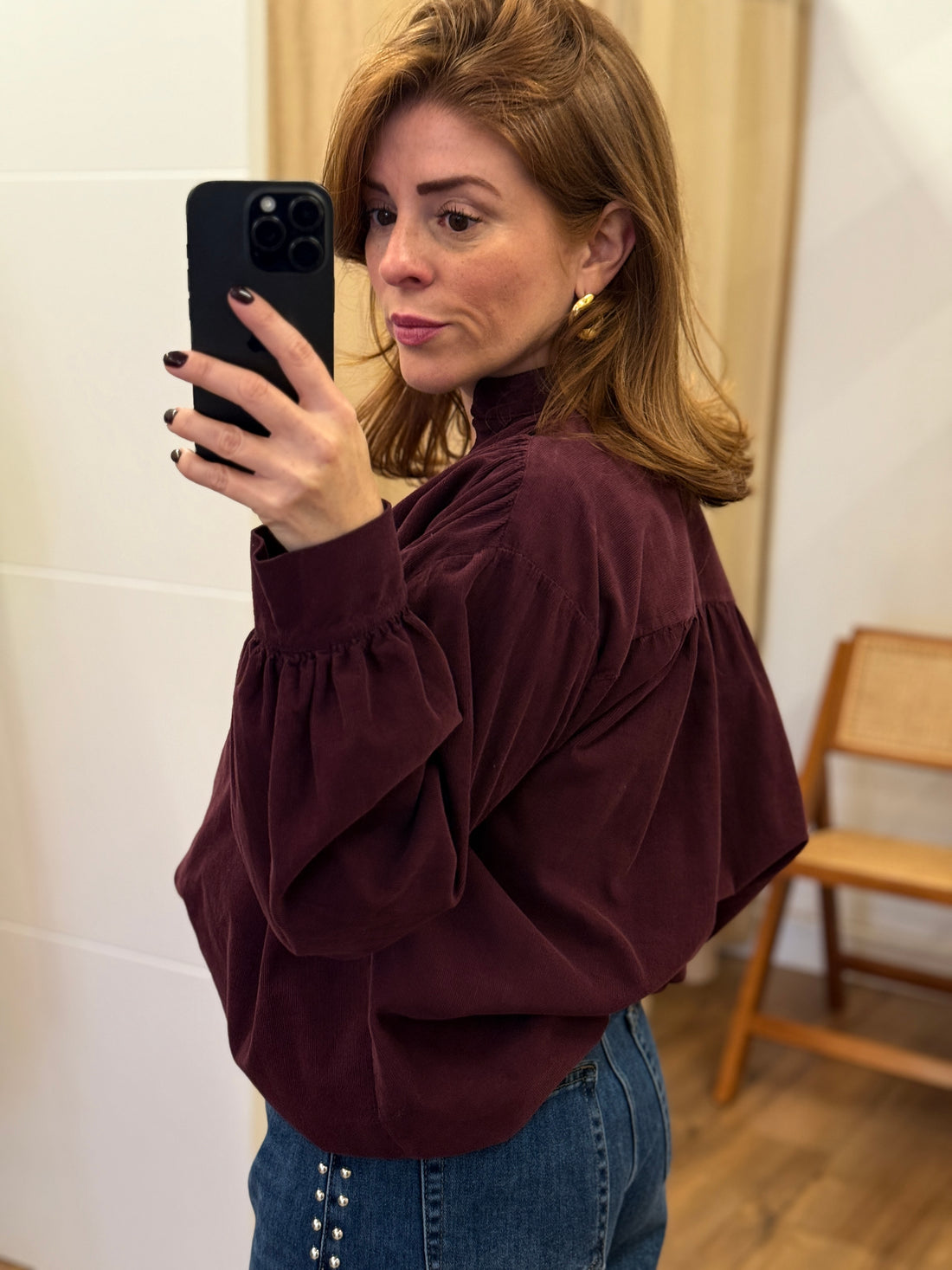 Blouse Dany prune