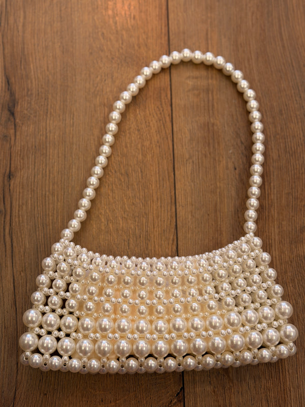 Sac épaule perlé