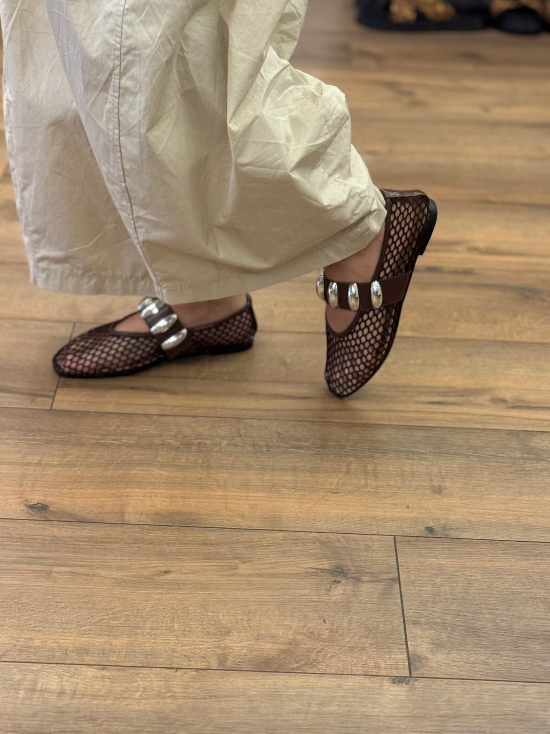 Ballerines marrons