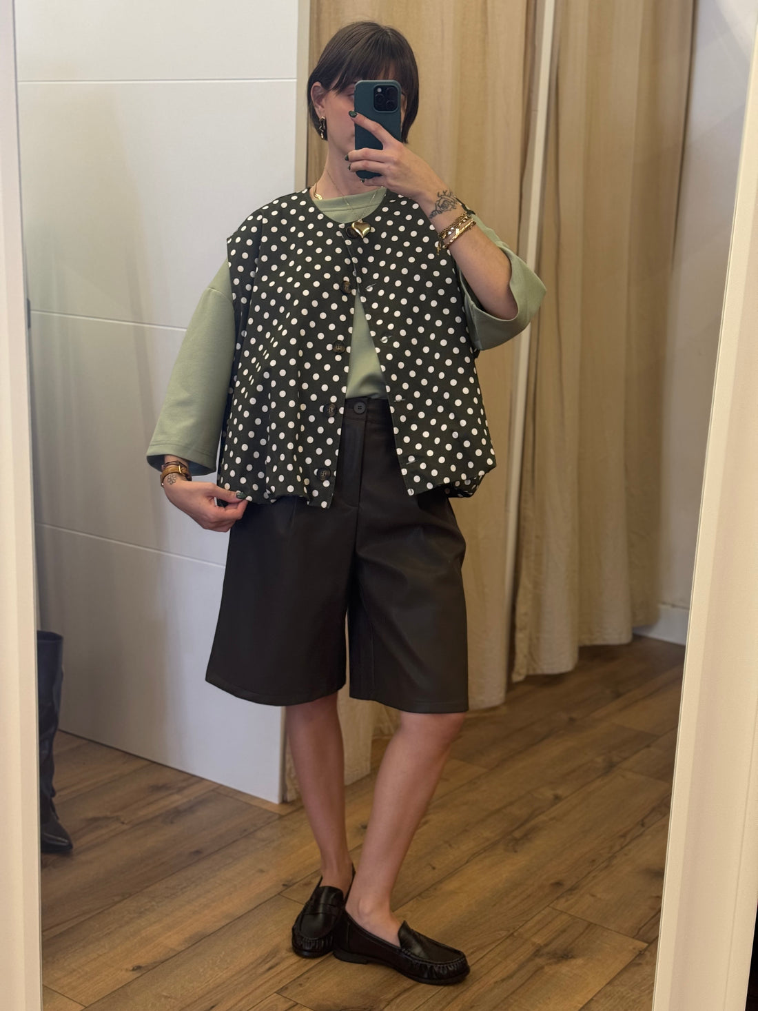 Gilet Cher kaki