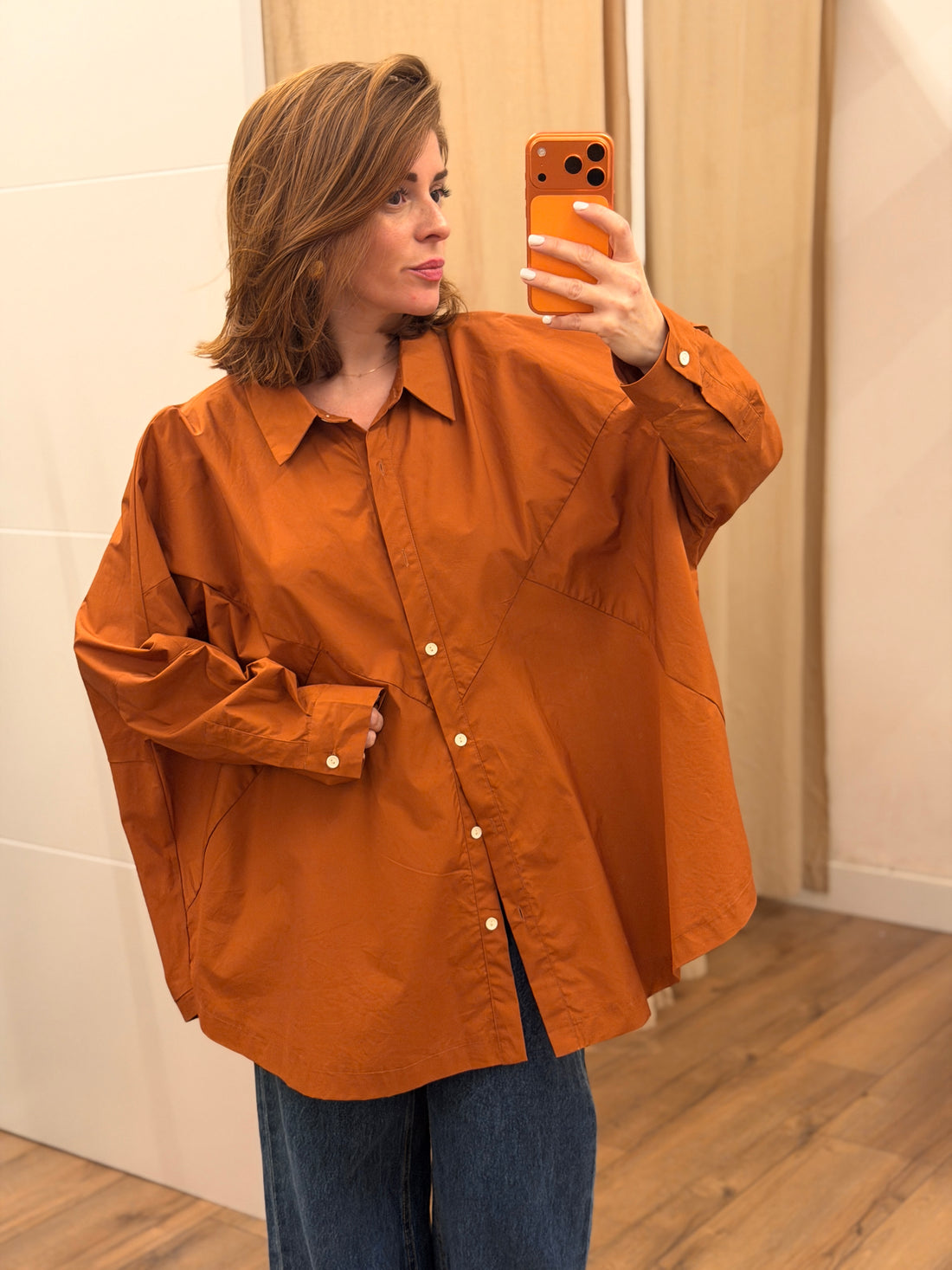 Chemise Lisa rouille