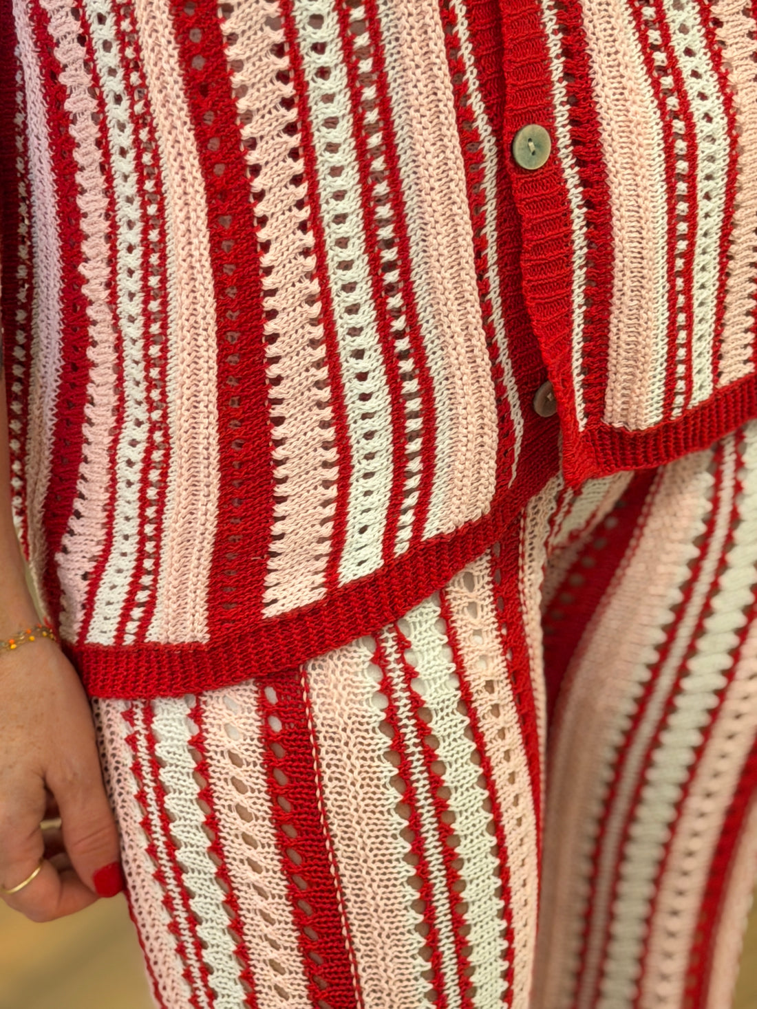Ensemble crochet Ada rouge