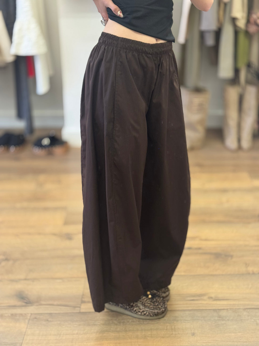 Pantalon Kamo marron chocolat