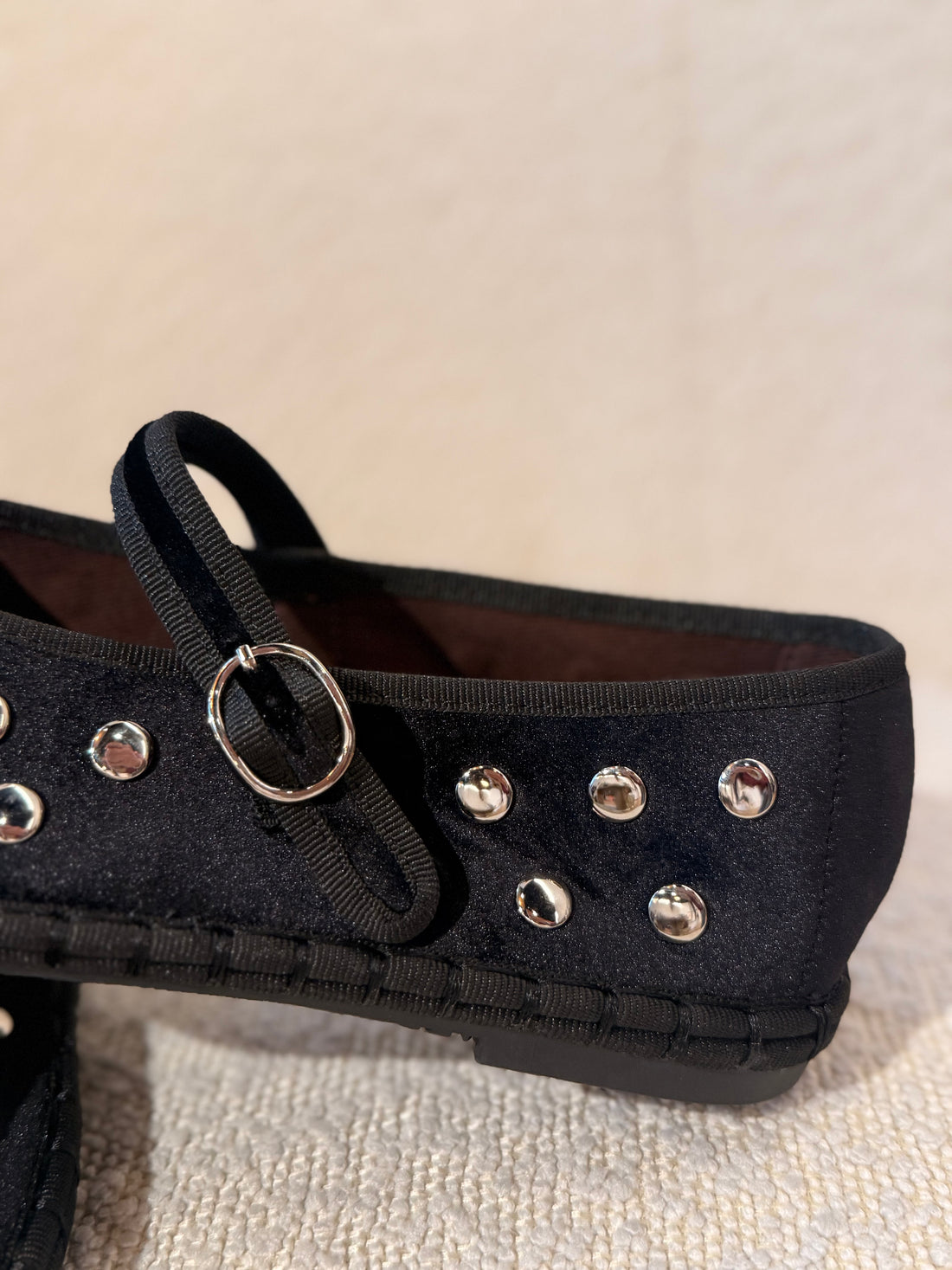 Ballerine velours noir