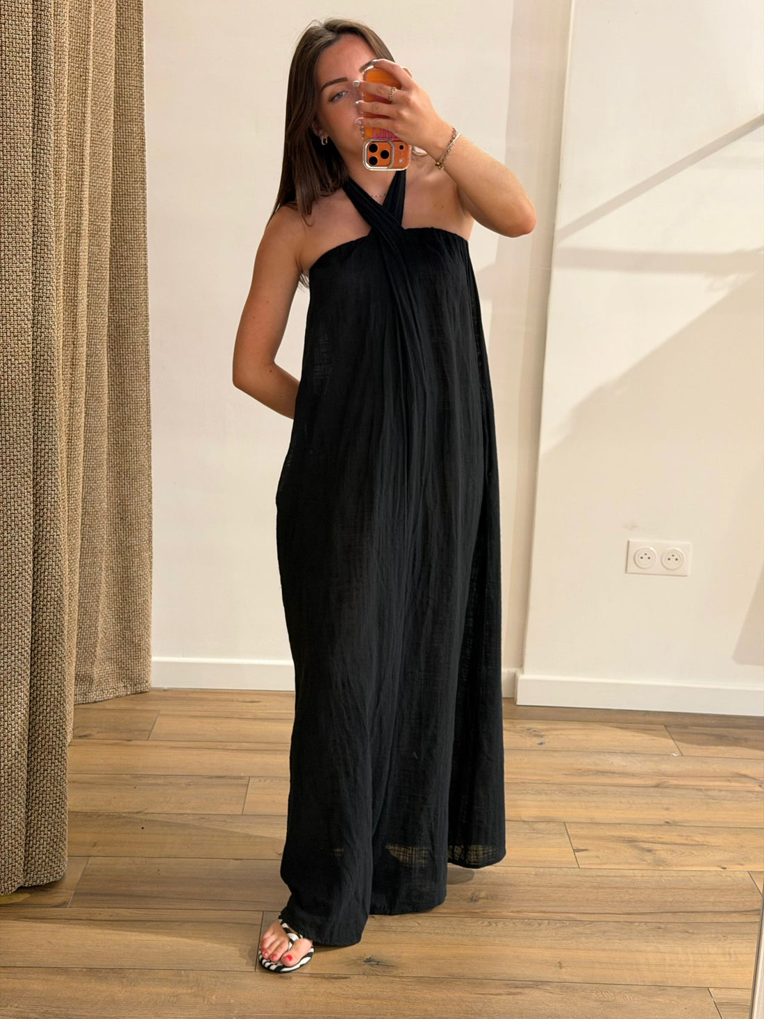 Robe longue Aïti noir