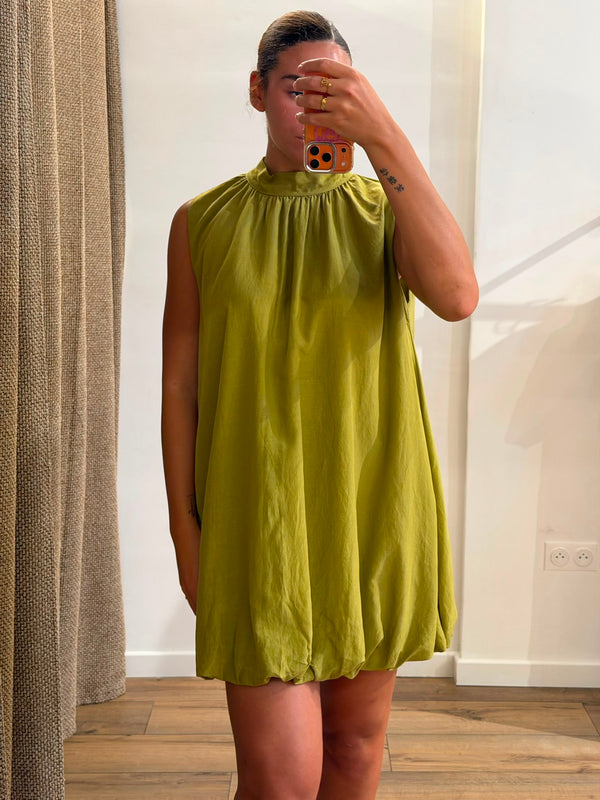 Robe bouffante Good olive