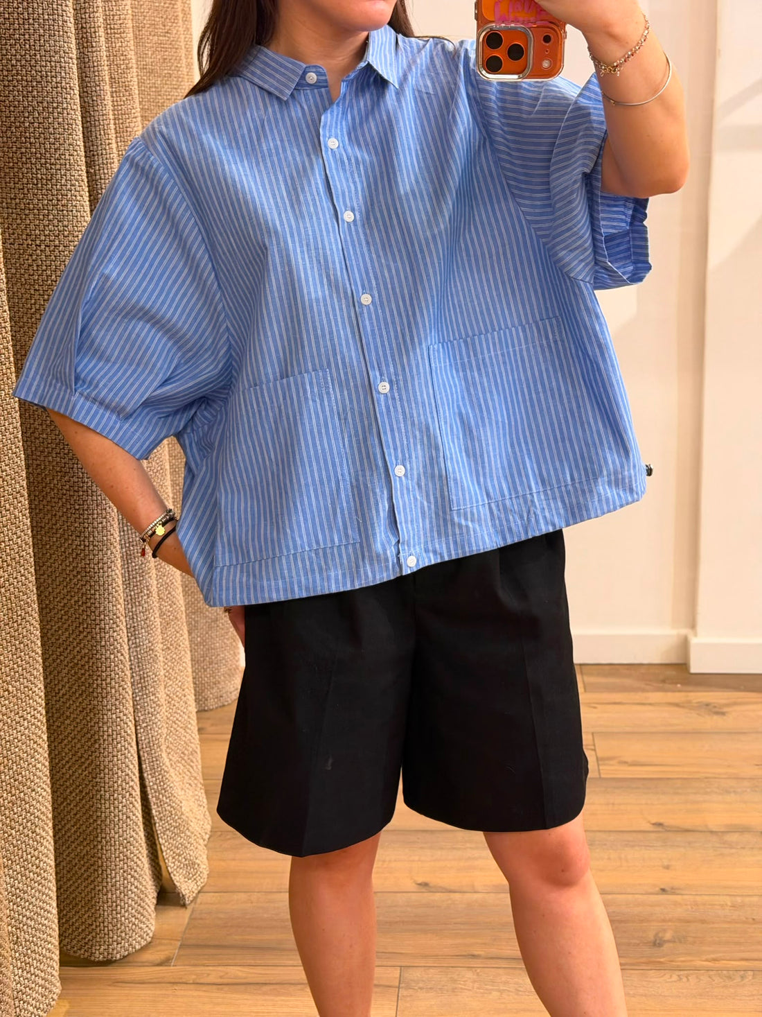 Chemise Loïs bleu rayé