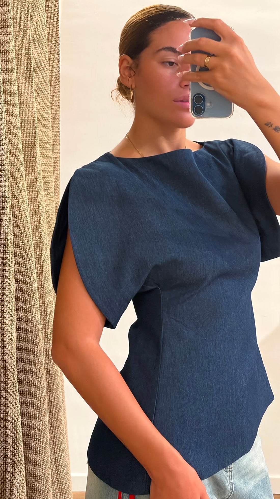 Top bleu magdalena