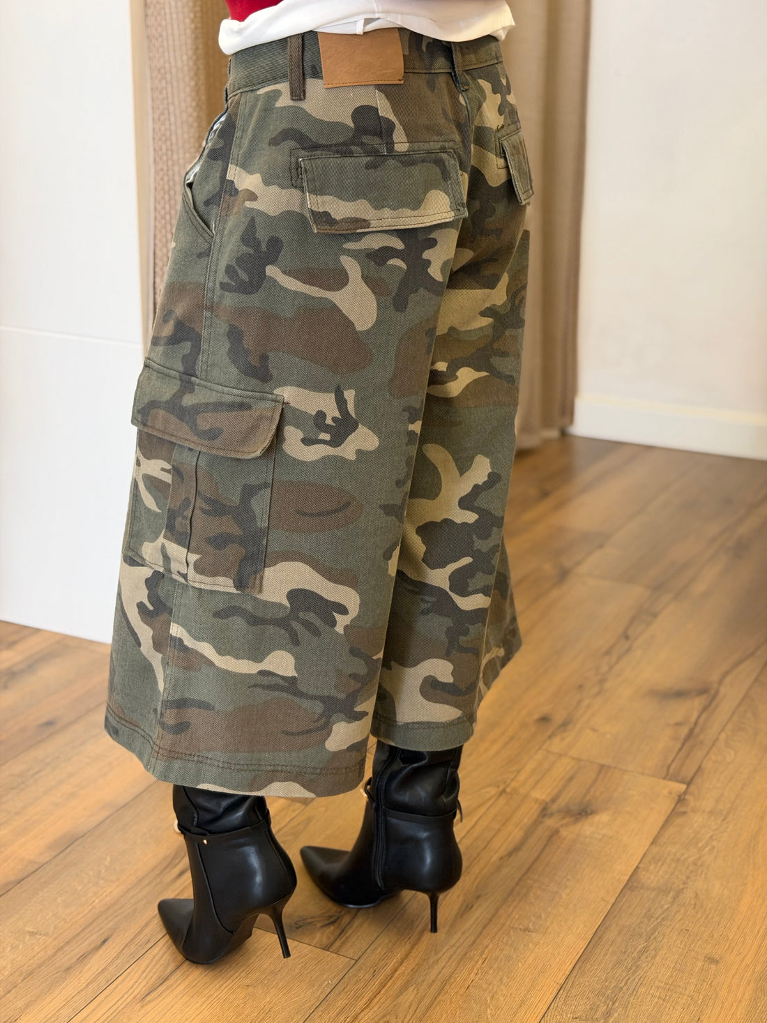 Bermuda treilli camouflage