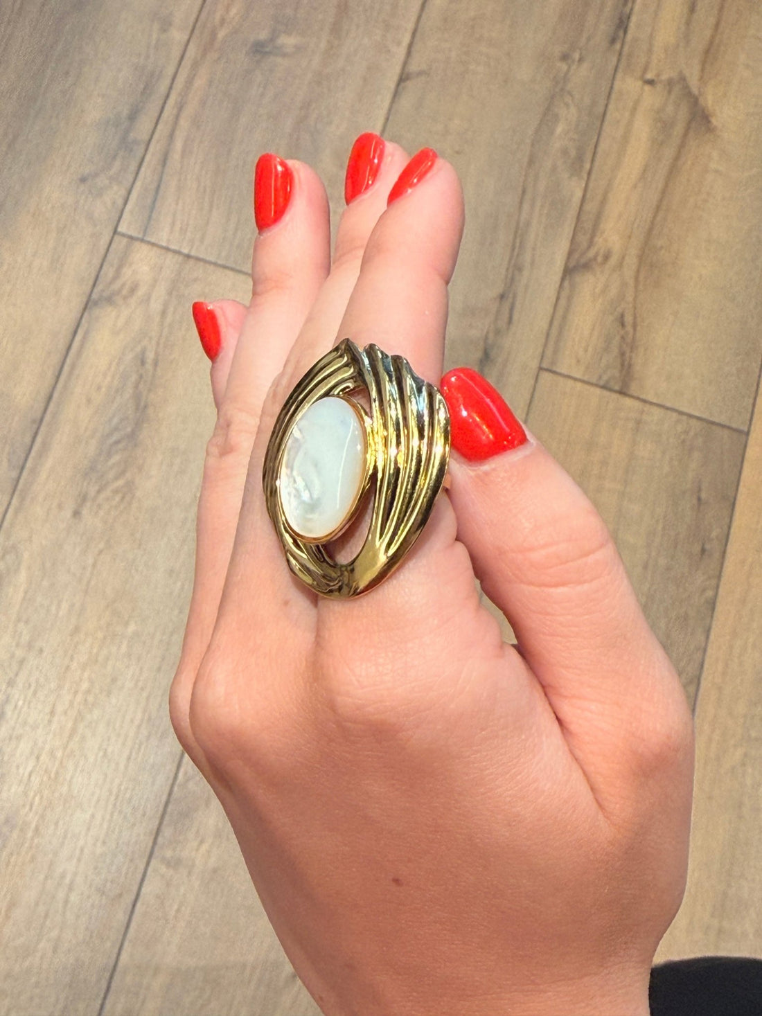 Bague dorée 4520 - 83 - Léone