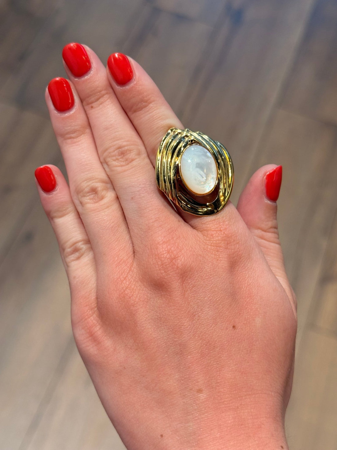 Bague dorée 4520 - 83 - Léone
