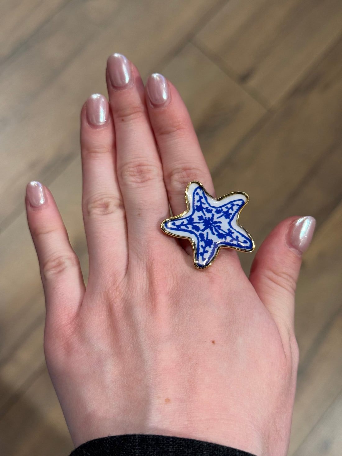 Bague étoile azulejos - Léone