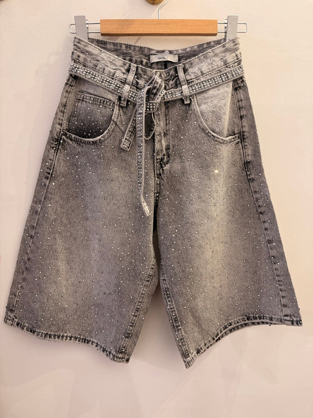 Bermuda en jean gris Steve - Léone