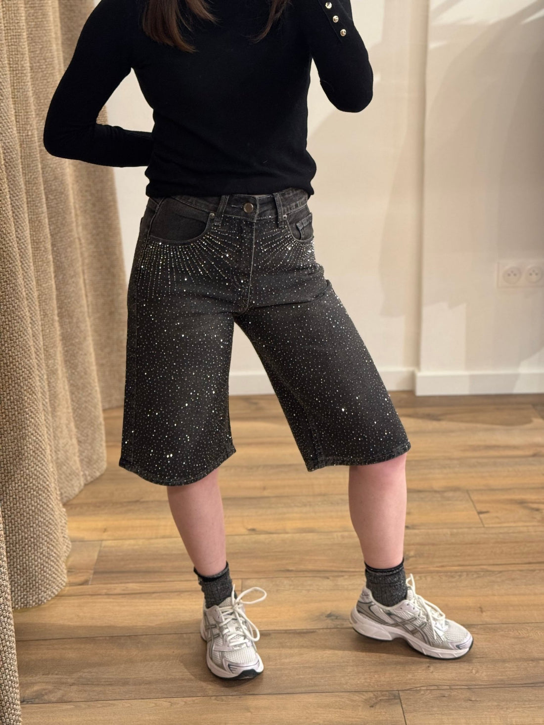 Bermuda en jean LINE - Léone