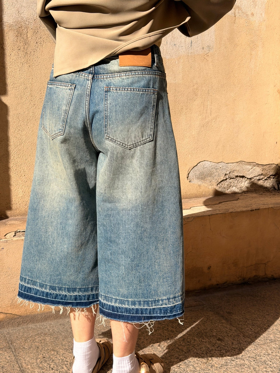 Bermuda en jean Raf - Léone