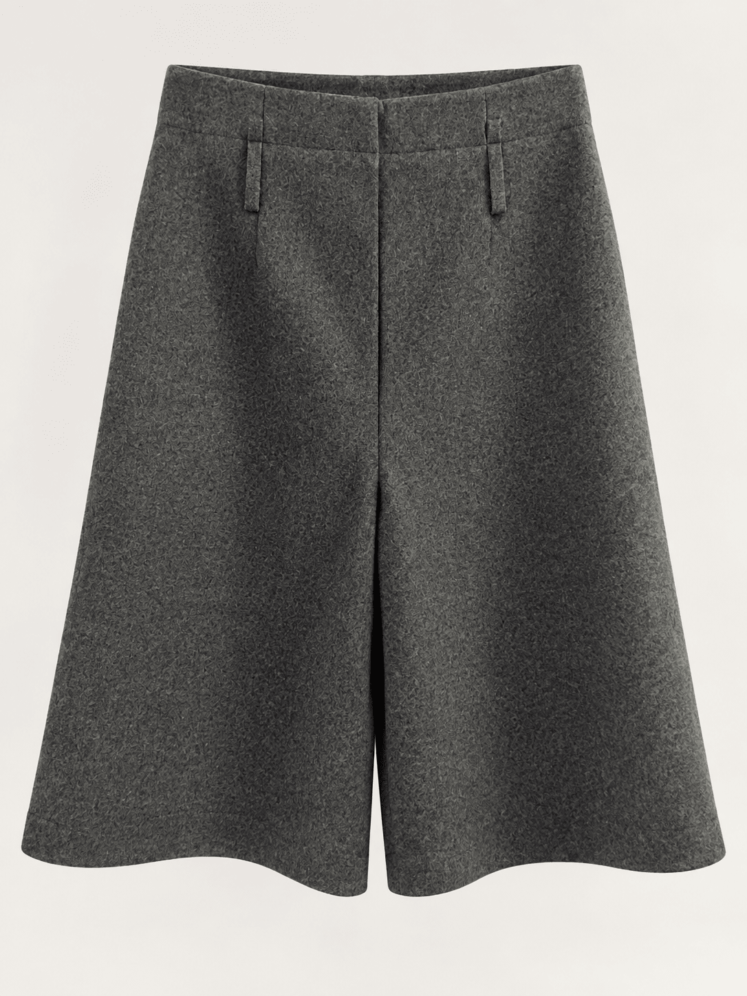 Bermuda en laine gris - Léone