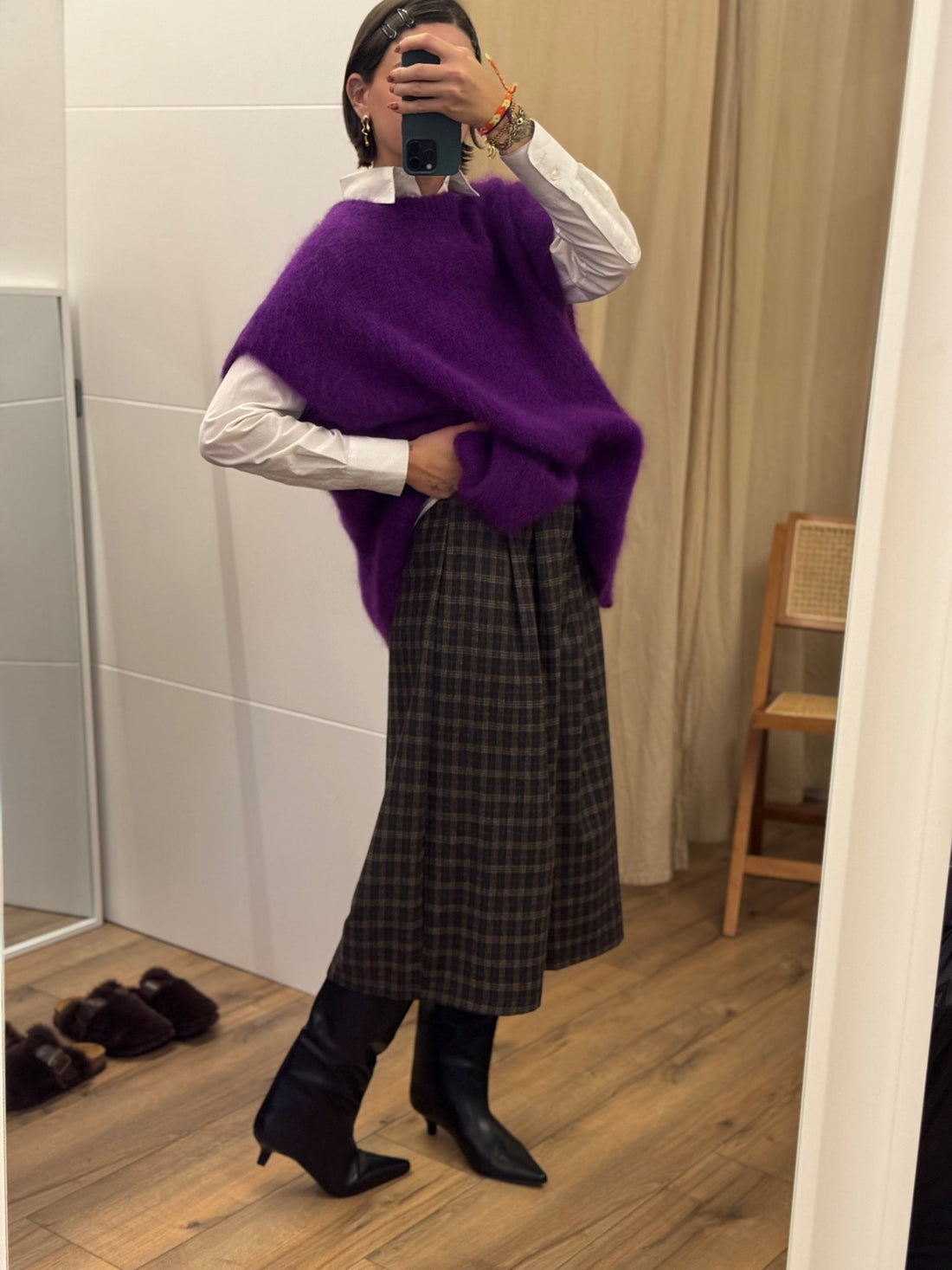 Bermuda suzon marron - Léone