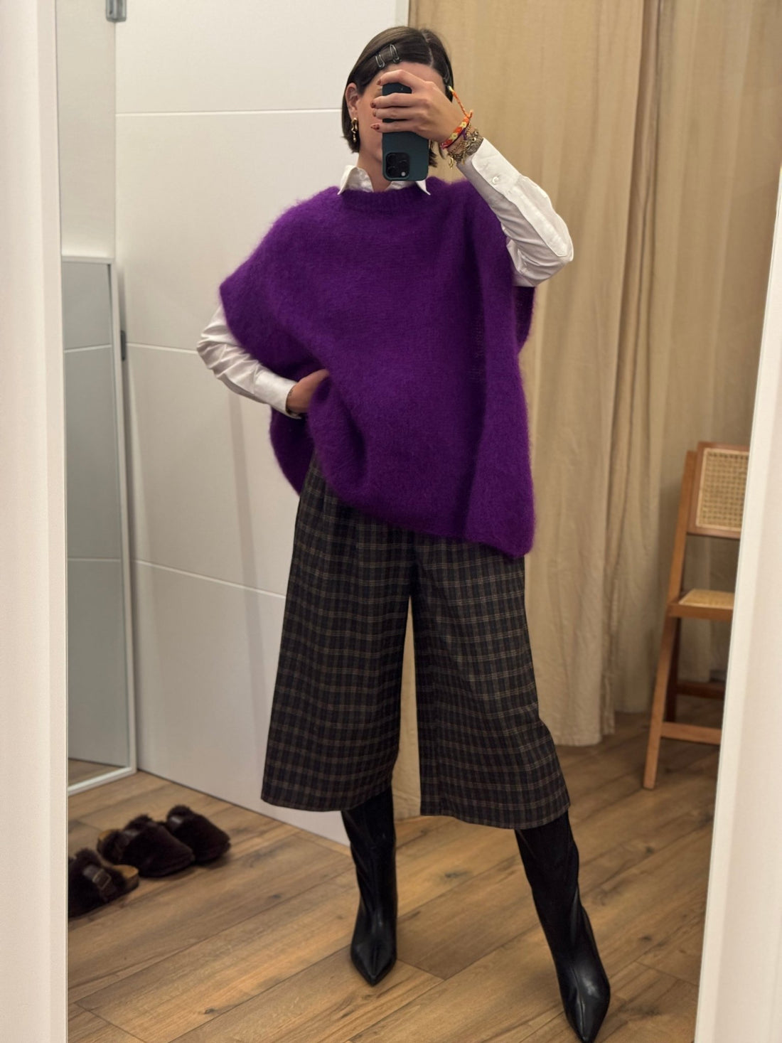 Bermuda suzon marron - Léone